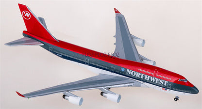 for AeroClassics for Northwest Airlines for Boeing 747-400 N676NW 1:400 Model