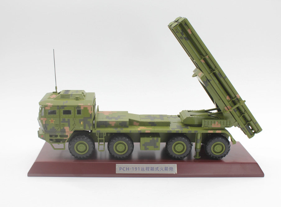1:26 45CM PCH191 Box-type Long-Range Rocket Launcher Diecast Military Model