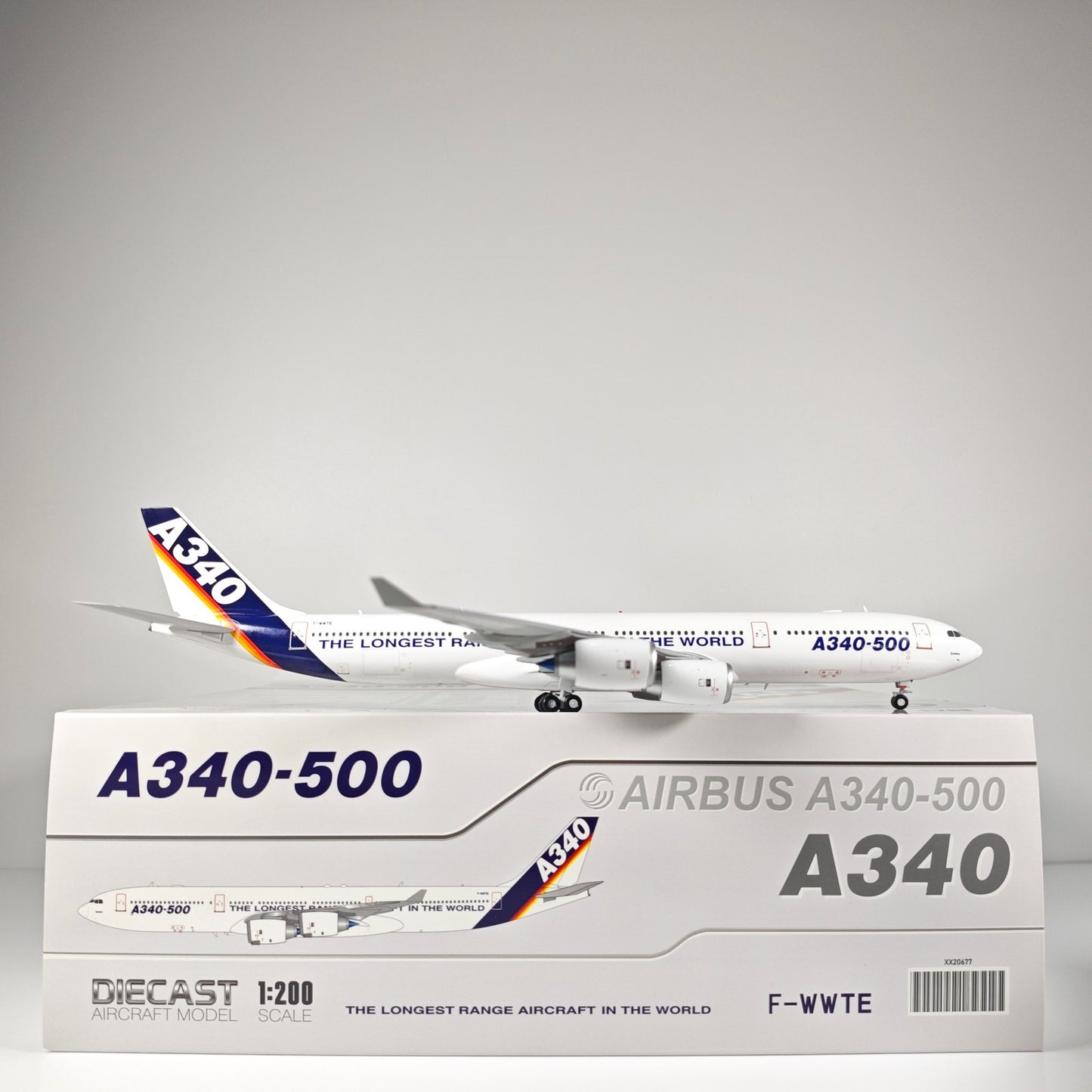1:200 JC Wings Airbus Airbus A340-500 F-WWTE Airplane Diecast Plane Model