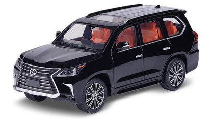 1:32 Diecast Lexus LX570 SUV Metal Car Model Toy Door Open Light Gift for Kids