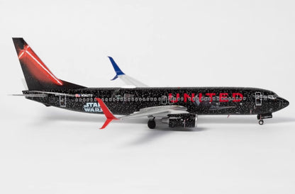 1:200 JC Wings United Airlines BOEING 737-800 Passenger Airplane Diecast Model