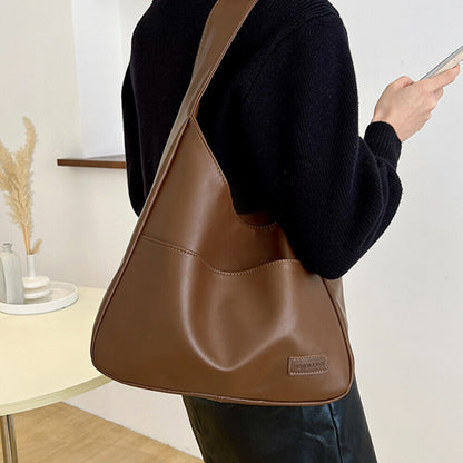 PU Leather Shoulder Bag Messenger Bag Tote Bag Large Capacity Handbags Casual