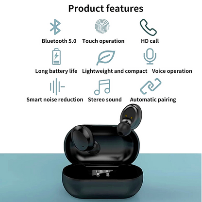 Wireless Earbuds Mini Bluetooth 5.0 Headphones with Charging Case Waterproof