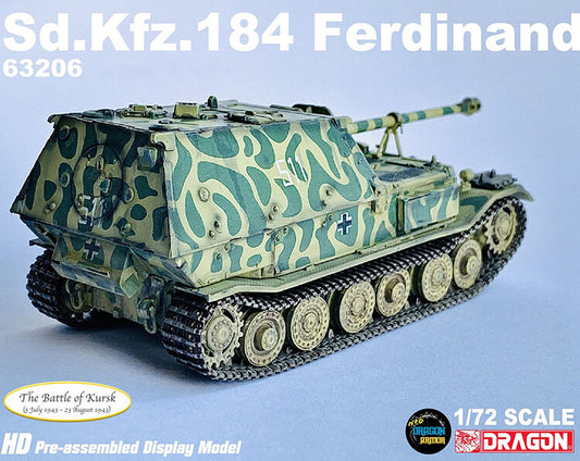 1/72 Germany Sd.Kfz.184 Ferdinand anti tank destroyer model Kursk 1943