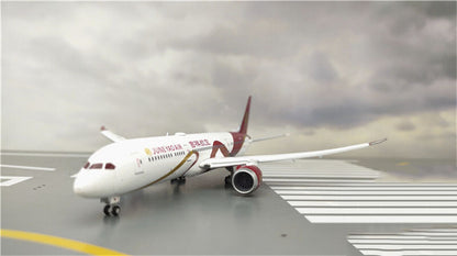 JC Wings JUNEYAO AIR for Boeing 787-9 B-207N Flaps down 1/400 plane Pre-builded