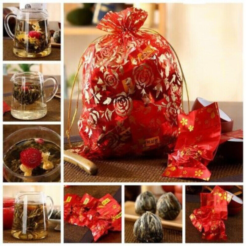 20 Pcs Natural Chinese Blooming Flower Tea Handmade Flower Tea Ball Herbal Tea