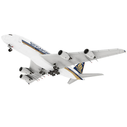 1/120 A380 Singapore Airline Civil Airliner Paper Plane Aircraft Unassembled