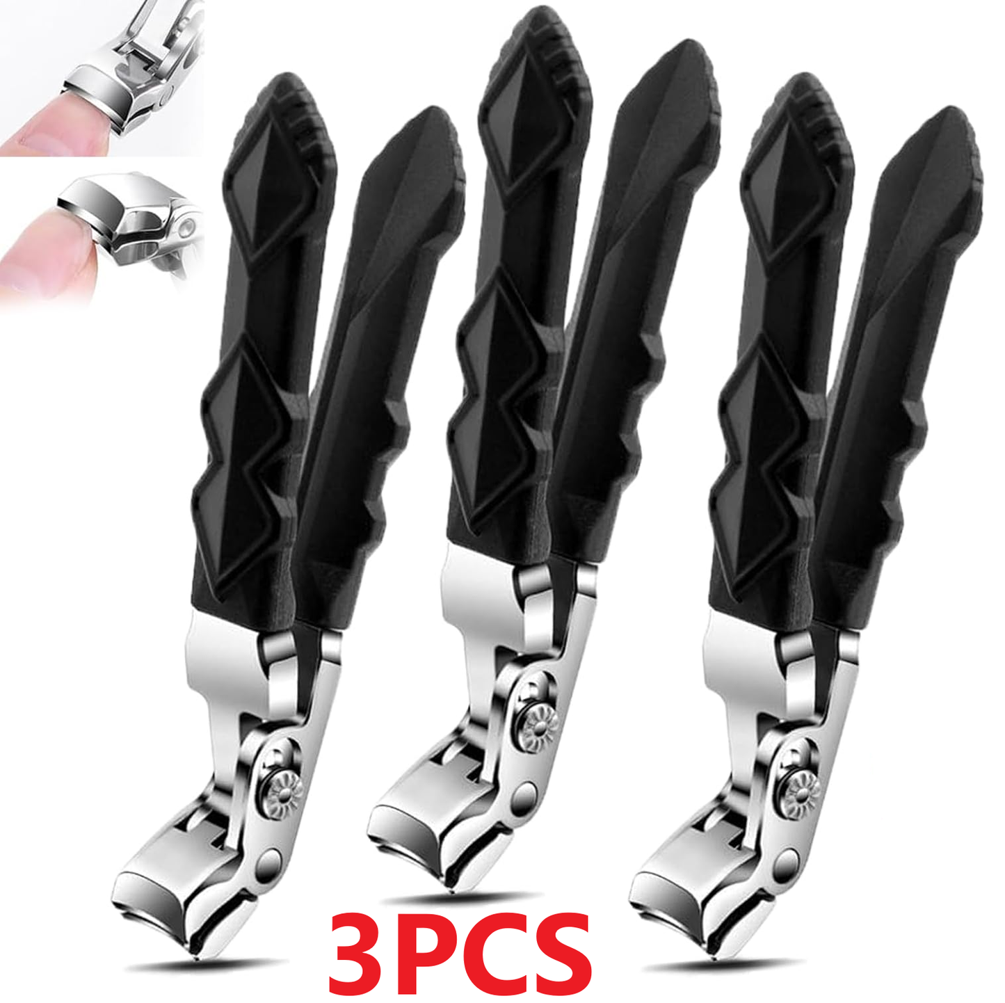 Extra Large Nail Clippers For Thick Nails Heavy Duty Stainless Professional Lot