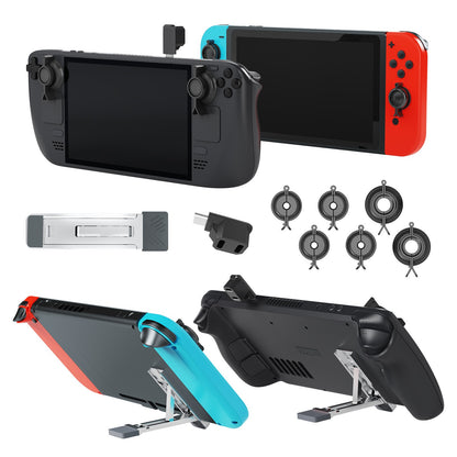 Thumbsticks Rocker Protection Kit+Back Support for Steam Deck/Switch/OLED/Lite