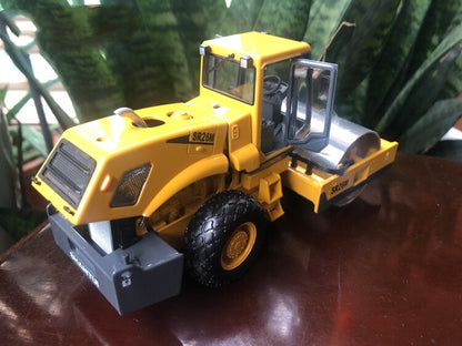 1:35 18CM SHANTUI SR26M Road Roller Construction Equipment Machine Diecast Model