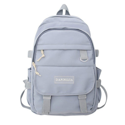 Female White Backpack Lady Backpack Book Girl Student Bag Women School Bags