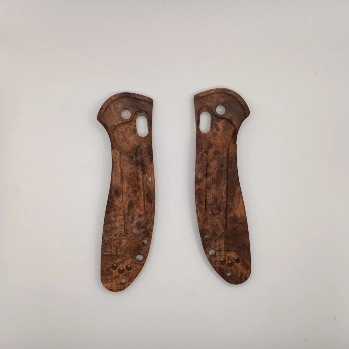 1 Pair Custom Made Wooden Handle Scales For Benchmade Griptilian 551 Knive