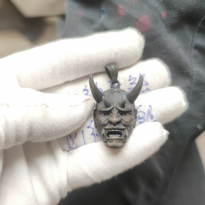 Copper Brass Ghost Face Fang Mask Casting Bonjour Mask Pendant