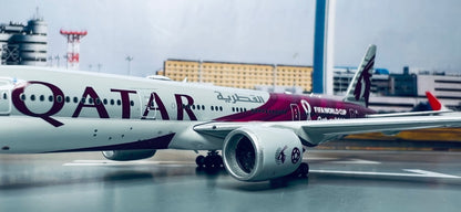 1:400 Phoenix QATAR BOEING 777-200LR Passenger Airplane Diecast Aircraft Model