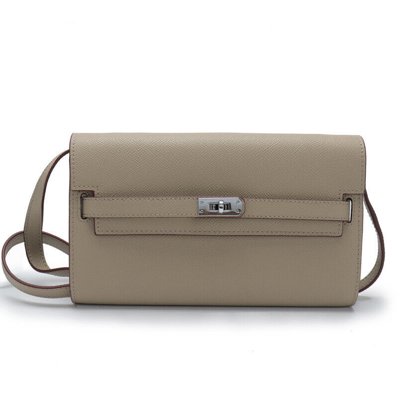 Mini Real Leather Flap Envelope Clutch Phone Wallet Shoulder Bag Purse Crossbody