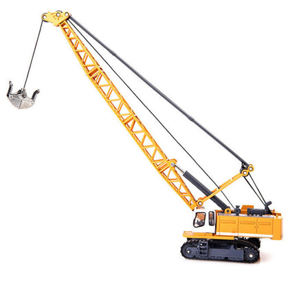 1/87 Scale Diecast Alloy Machinery Crawler Tower Cable Excavator Vehicle Model