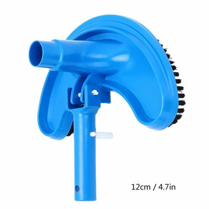 Curved Vacuum Head Swimming Pool Suction Brush Cleaner Half Moon Flexible Clean