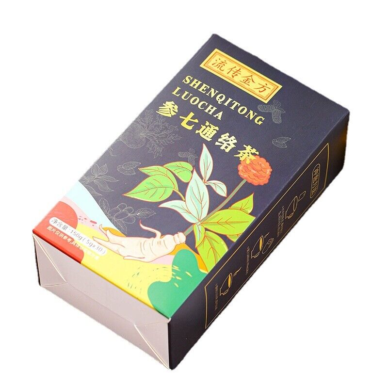 150g Ginseng seven Tongluo tea Ginseng Ginkgo Huangjing vascular health tea bags