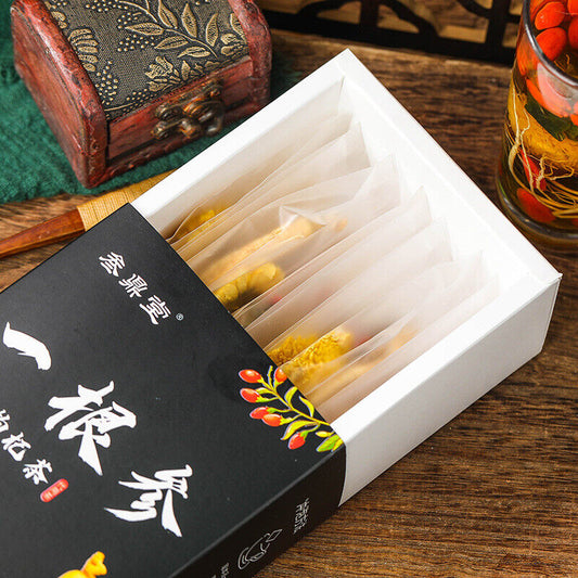 50g One Ginseng Chrysanthemum Wolfberry Tea One Whole Ginseng Tea Men's Tea