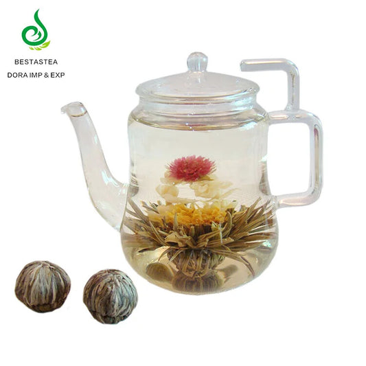 Chinese Organic Jasmine Flower Tea Jasmine Chun Hao Blooming Tea 20pcs