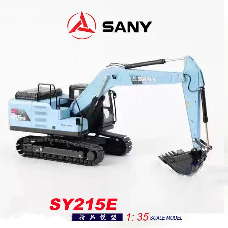 1:35 SANY SY215E Electric Excavator Construction Machine Equipment Diecast Model