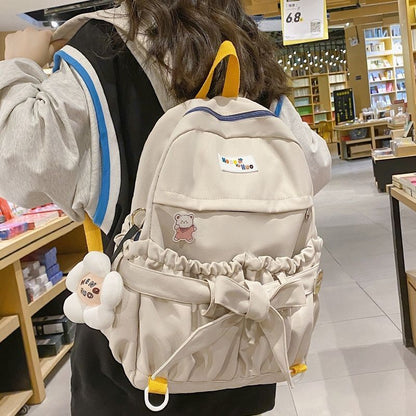 Fashion Waterproof School Bag Cotton Backpack Traveling Laptop Bags 31*13*42 CM