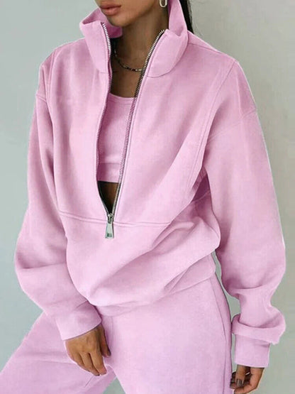 Women's Tracksuit 2Piece Pants Set Women Sweatshirts Sports Suit Set Sweatpants