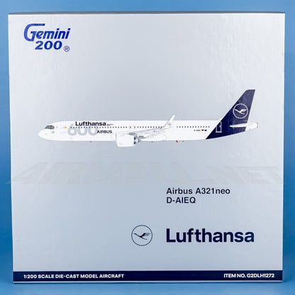 1:200 GeminiJets Lufthansa Airbus A321neo Passenger Diecast Aircraft Model
