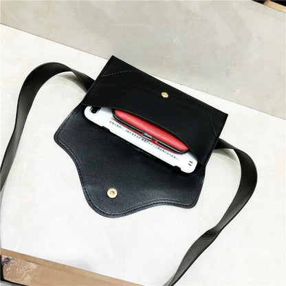 Fanny Pack Women Belt Bag PU Leather Waist Bag Fashion Pure Color Wallet Gifts
