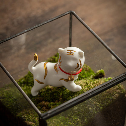 Creative Cute Ceramic Decoration Tea Pet Zodiac Tiger Desktop Decoration Home