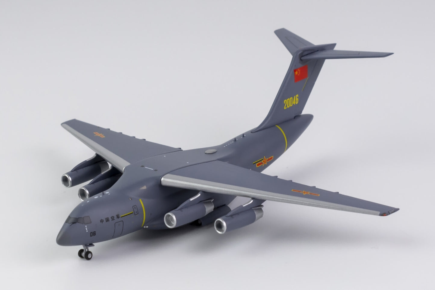 1/400 China Air Force Y-20 Kunpeng Transport Aircraft 20046 Alloy Aircraft Model