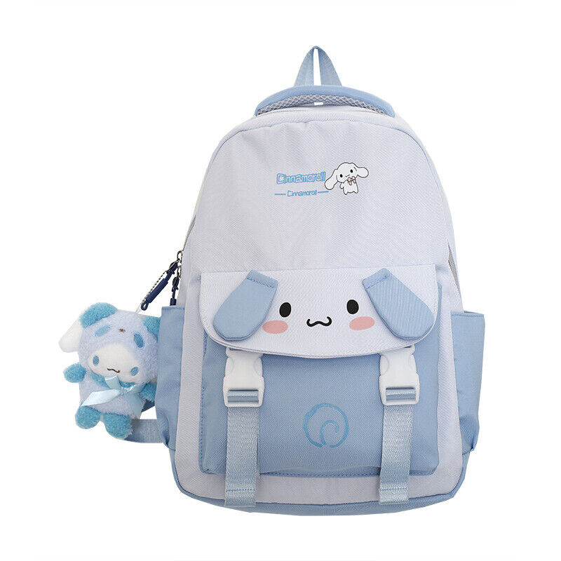 My Melody Kuromi Cinnamoroll Backpack Student Schoolbag Travel Computer Bag Gift