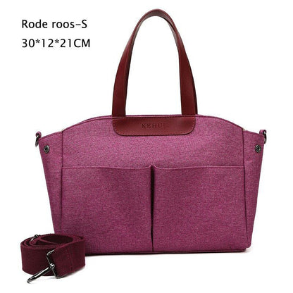 Mommy Diaper Bag Women's Shoulder Bag Mom Travel Stroller Bag Baby Storage Bag