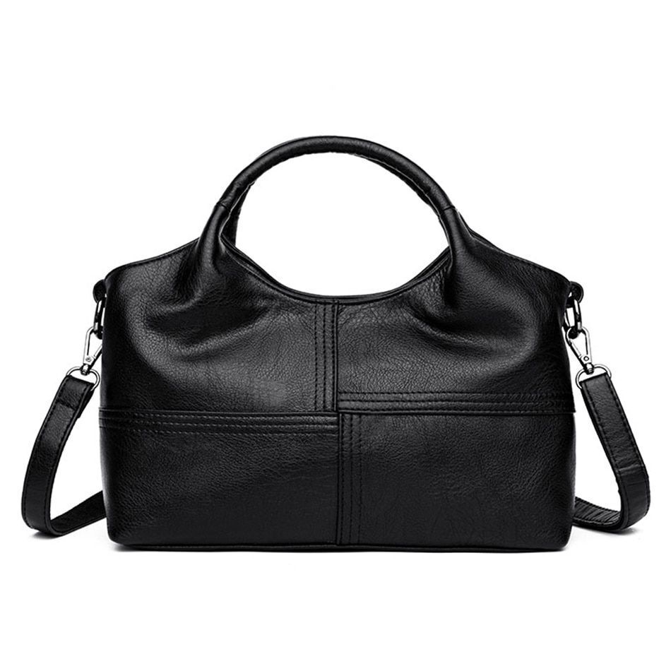 Soft Genuine Leather Handbag Small Casual Messenger Shoulder Bag Crossbody Purse