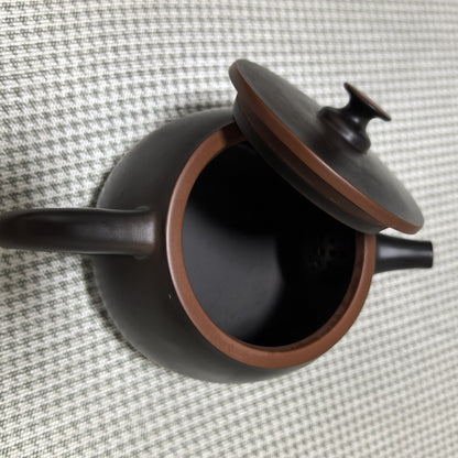 Handmade Jianshui Purple Pottery Hanwa Teapot Rotatable Whistling 220ml Tea Pot