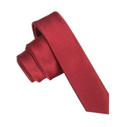 Men Casual Necktie 4cm Silk Solid Twill Ties Classic Women Lounge Suit Accessory