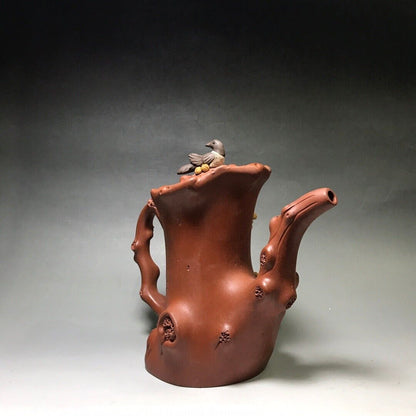 Chinese Yixing Zisha Clay Handmade Exquisite Teapot （曲壶 【底款】汪寅仙）