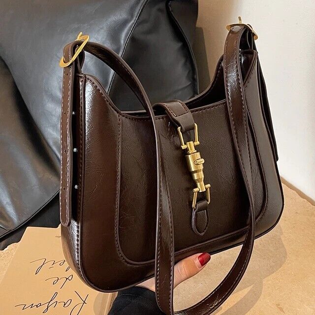 Women's Classic Vintage Handbag Leather Shoulder Bag Crossbody Bag Retro Gift