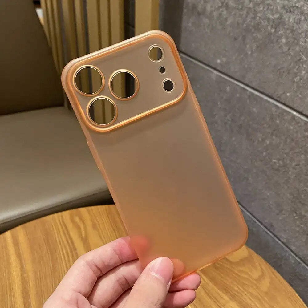 Ultra Thin iPhone Case 0.3mm Matte Frosted