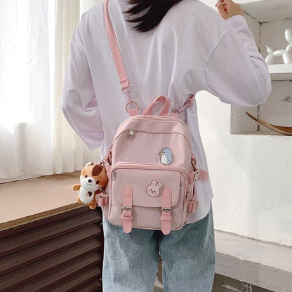 Traveling School Backpacks Shoulder Bags Multi-Function Small 23*9*27 CM Zipper