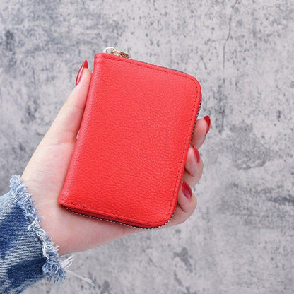 Leather Women Wallet Credit Card Holder Small Coin Purse Money Bag Mini 11*8 CM