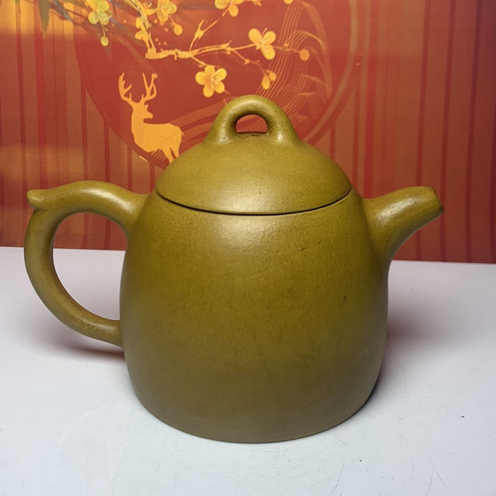 Vintage Chinese Yixing Purple Clay Teapot Zisha Ceremony Bamboo Teaware Collect