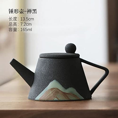 165ml Teapot Ceramic Japanese Kung Fu Tea Set Tea Filter Kettle
