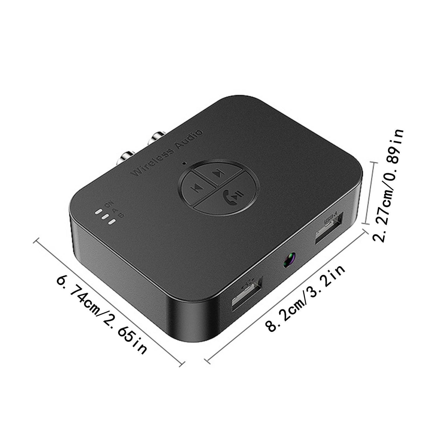 New Bluetooth 5.4 Receiver Wireless Audio Adapter RCA/AUX/Type-C/USB interface