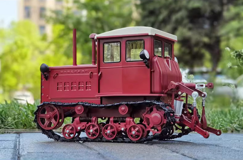 1:12 33CM Dongfanghong - 54 Crawler Tractor Contruction Machine Diecast Model