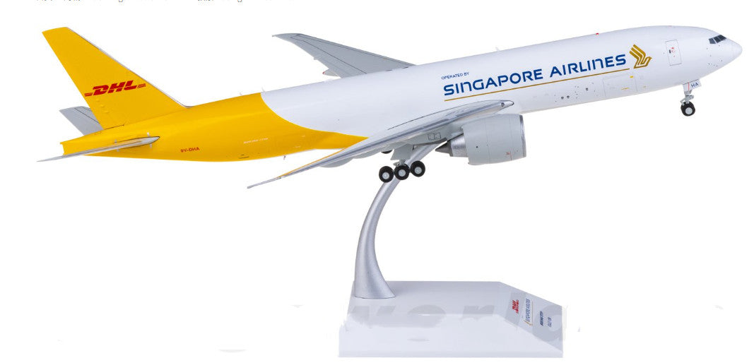 1:200 JC Wings DHL Boeing 777-200LRF Airplane Diecast Aircraft Plane Model