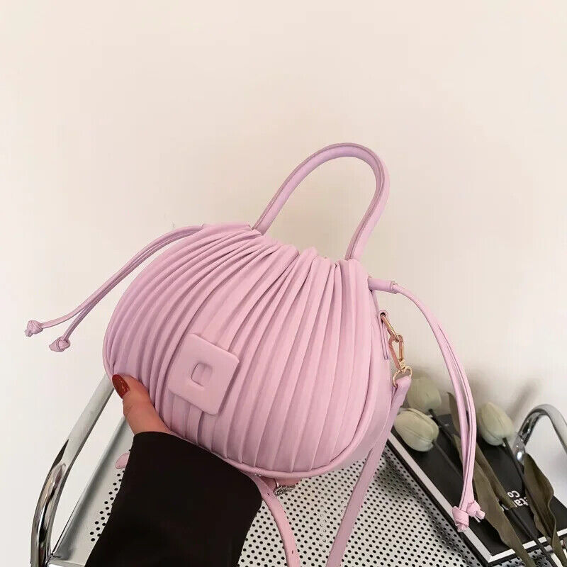 Crossbody Bag Women Shoulder Handbag Female Tote Bag PU Bucket Bag