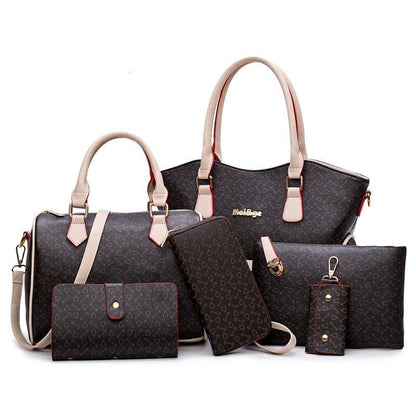 Tote Bag Handbags Synthetic Leather Shoulder Bags Crossbody Purse Pouch Zipper
