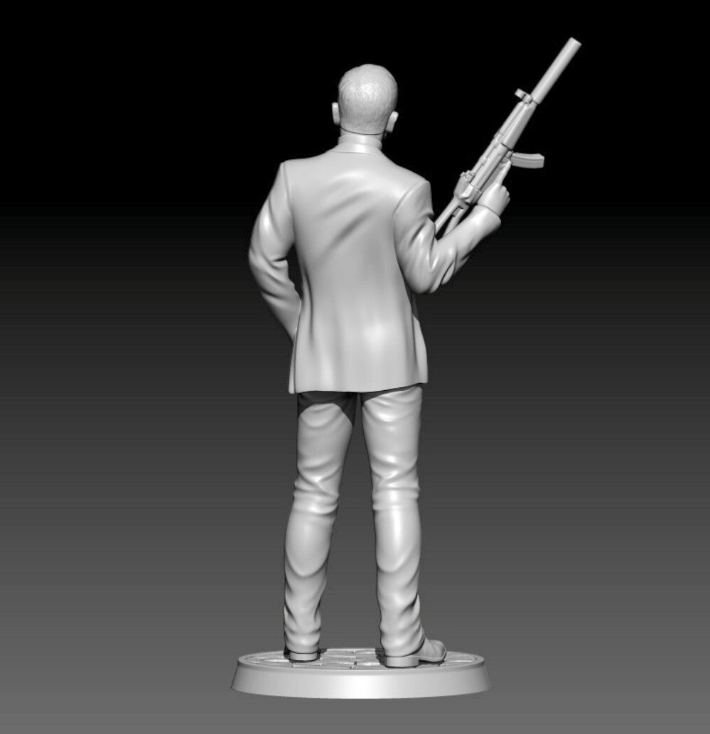 1/24 resin figures model Film Character Male Agent Gunman Unassembled unpainted