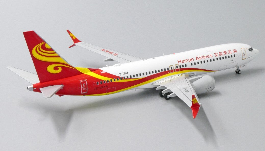1:200 JC Wings Hainan Airlines B737 Max8 Passenger Plane Diecast Aircraft Model